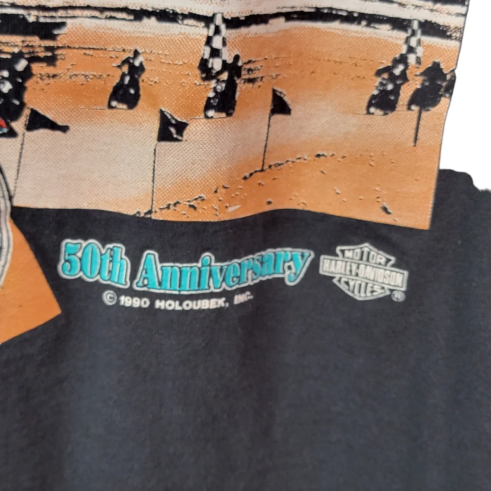 Harley-Davidson Vintage 90's Daytona Bike Week Single Stitched Graphic Tee L - Picture 3 of 10